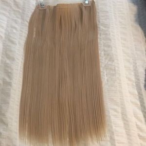 Golden/ Honey Blonde Belle Hair Halo Hair Piece